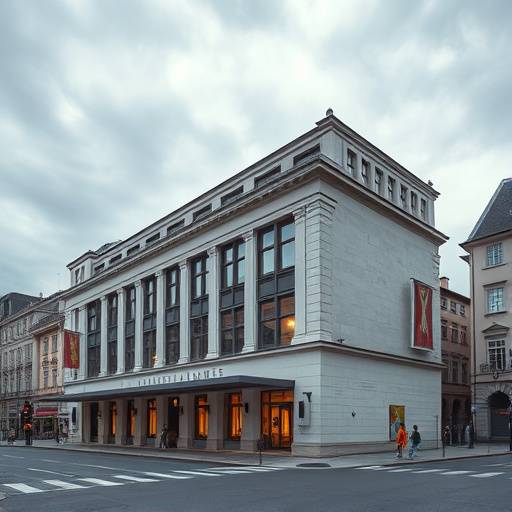 Das Gebäude der Schauspielakademie Zürich an der Theaterstrasse 12 in Zürich.